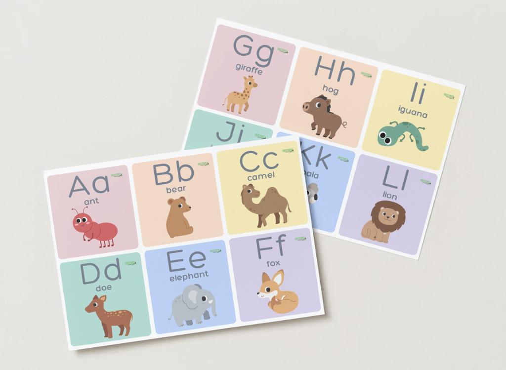Printable Alphabet Flash card
