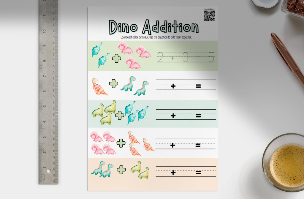 Dino Addition for kids