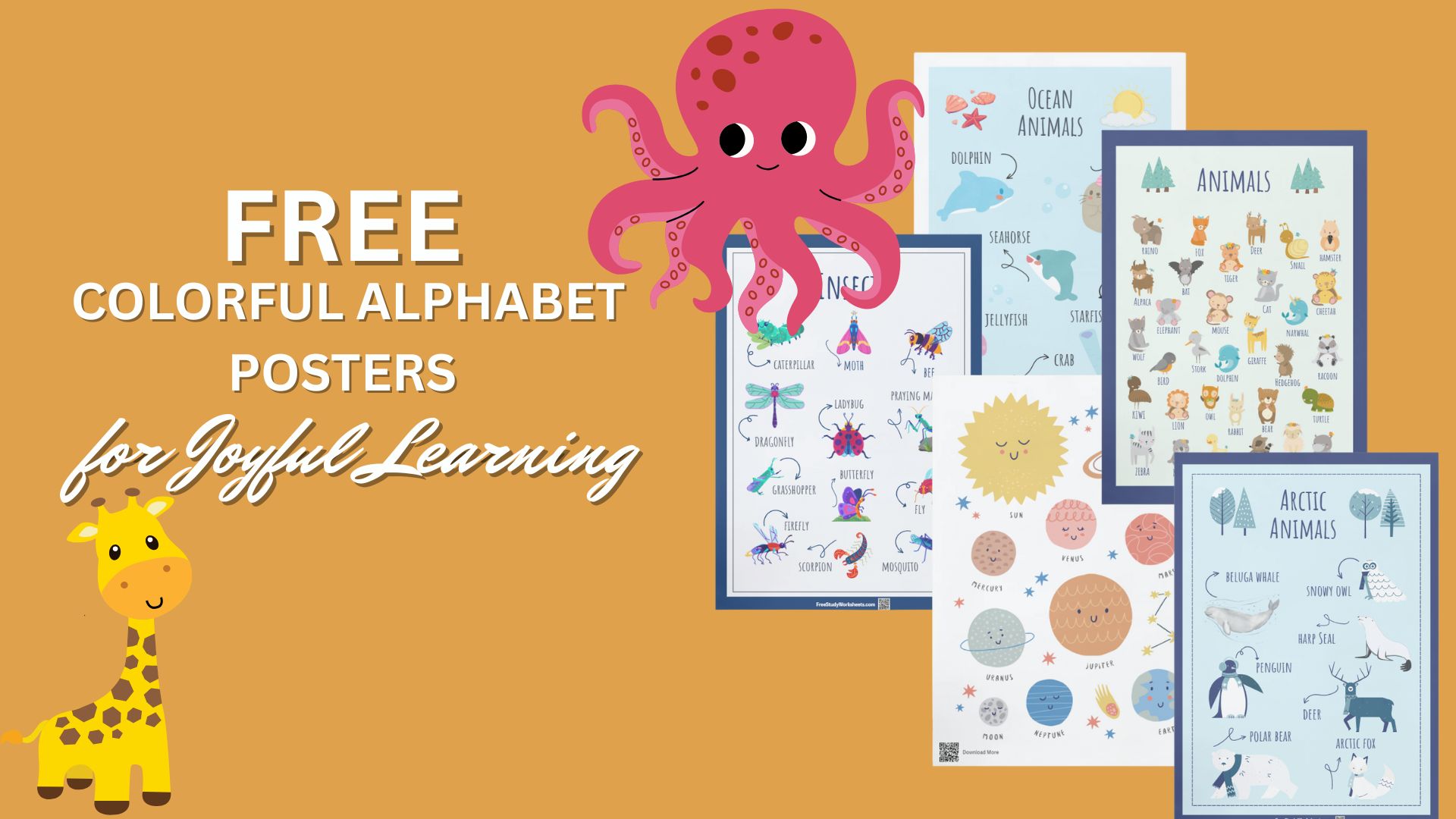 Printable Alphabet Posters