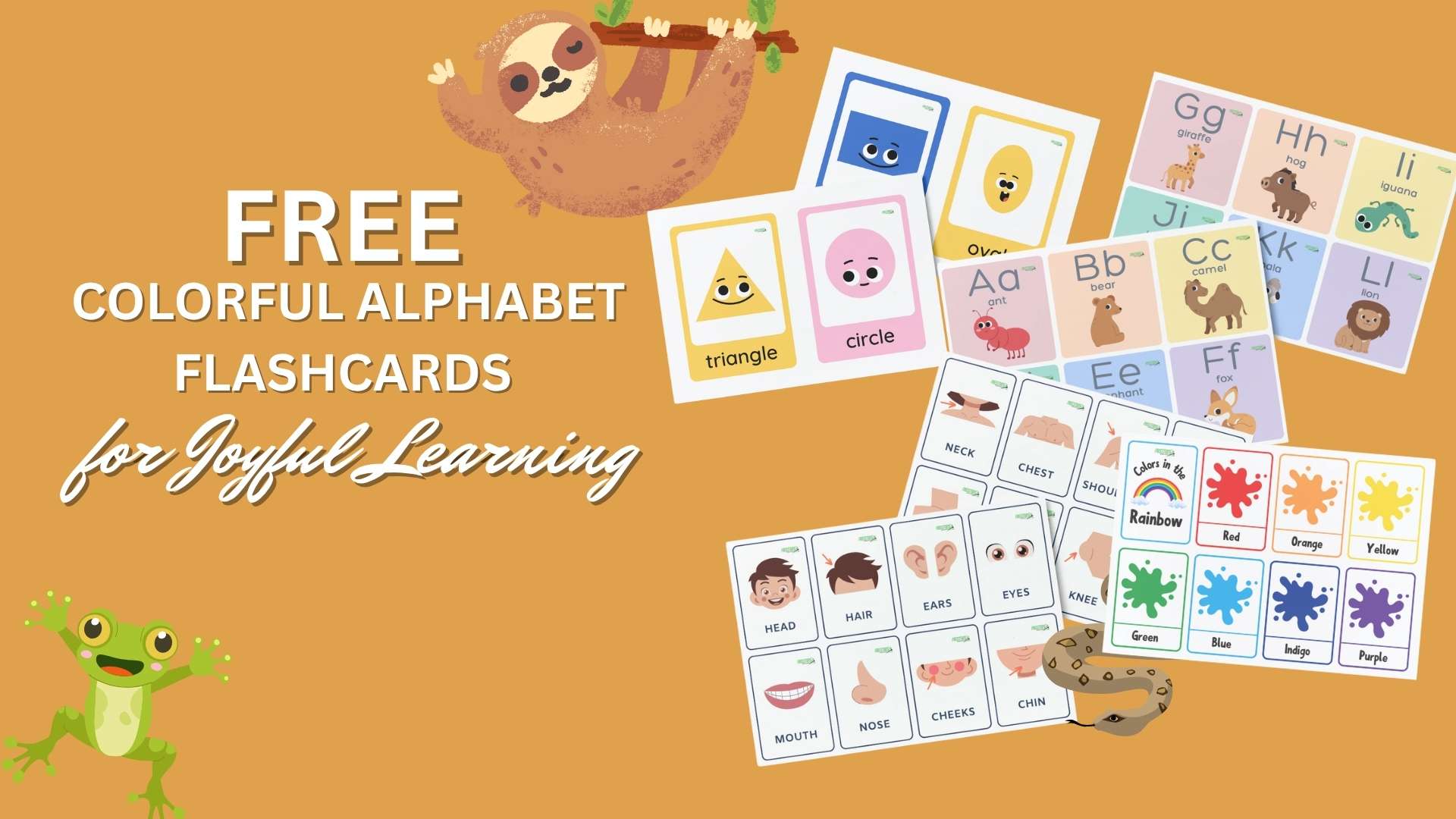 Printable Alphabets Flashcards